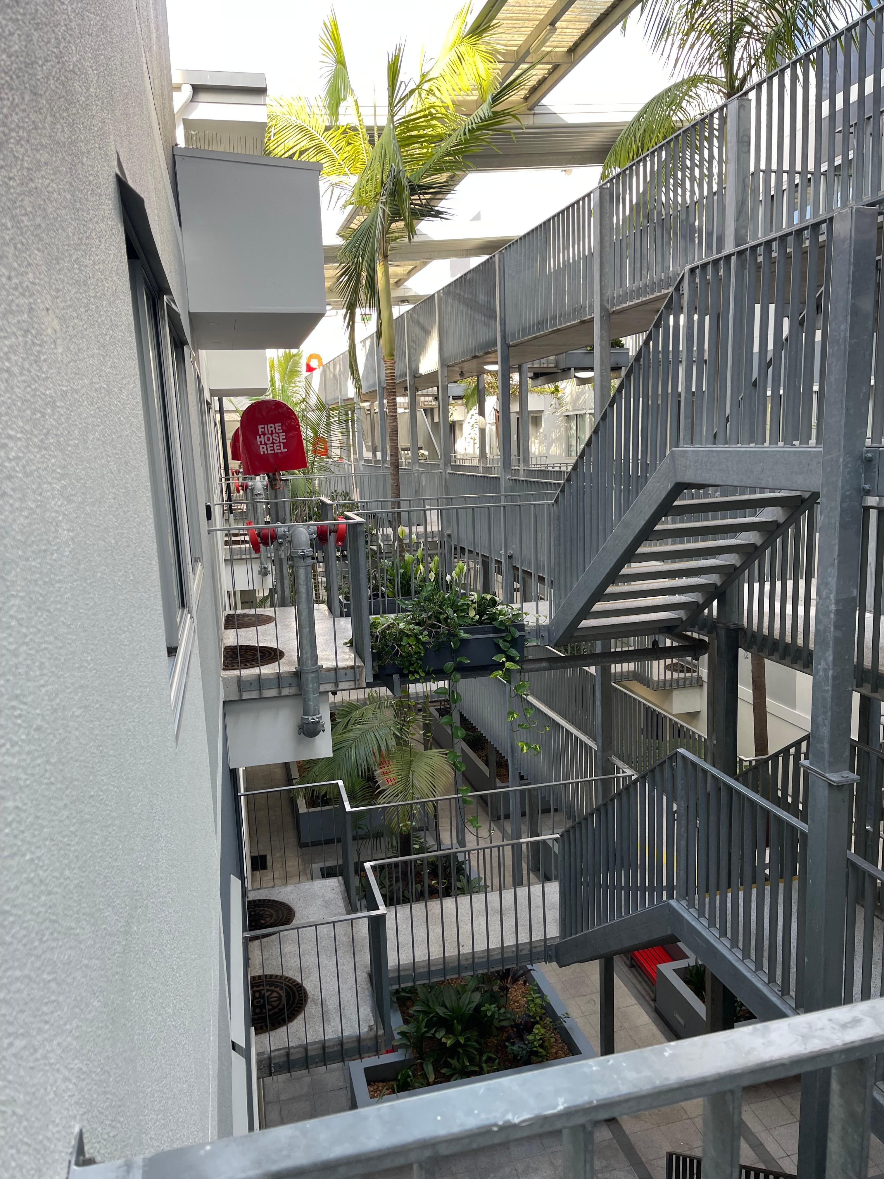 The atrium was nice however the echoey sounds where disruptive