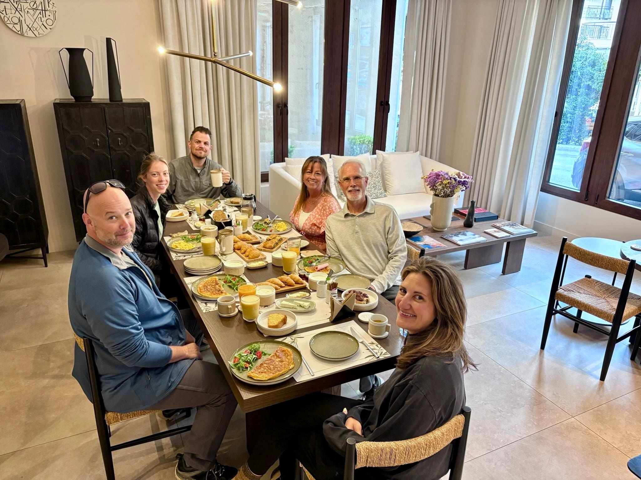 Breakfast for our group!