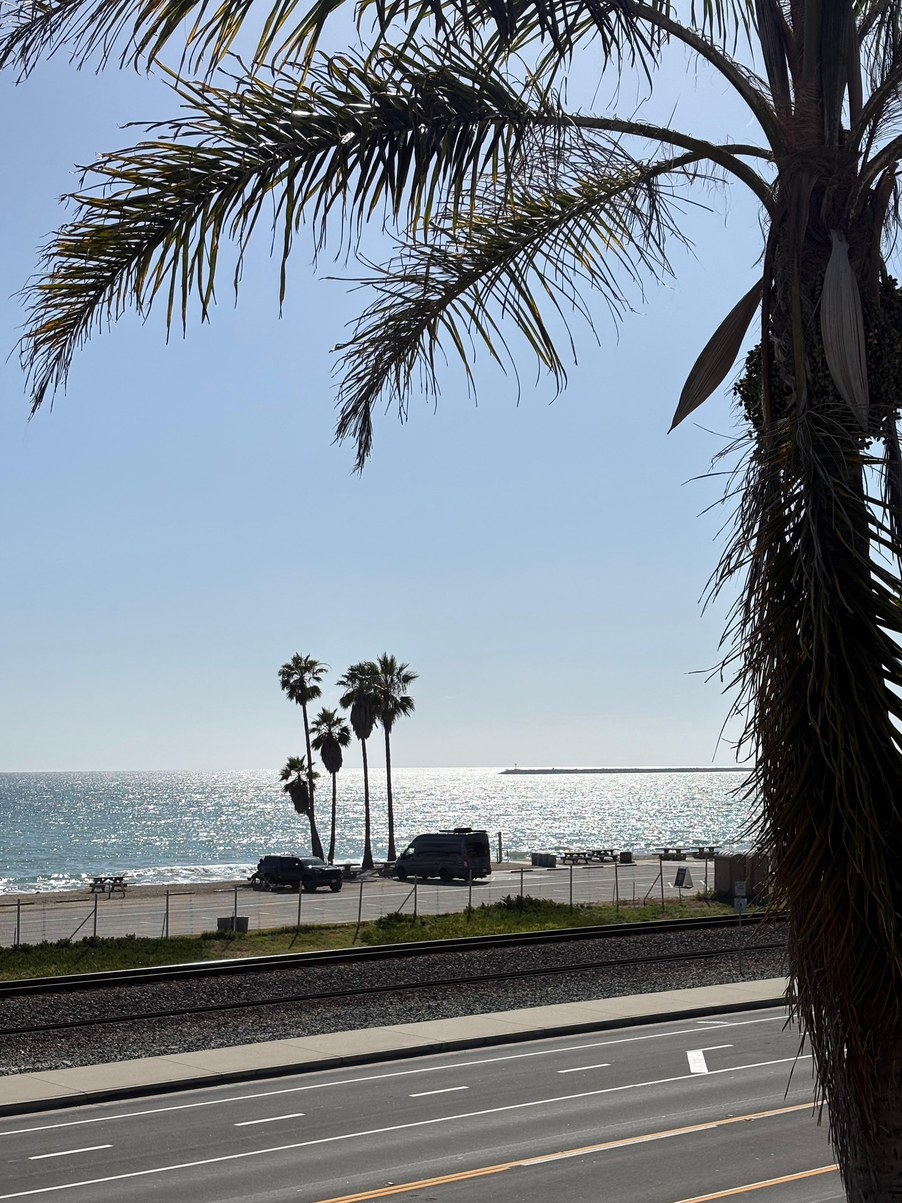 From our private balcony