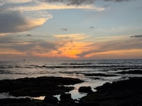 This is the view from the balcony.