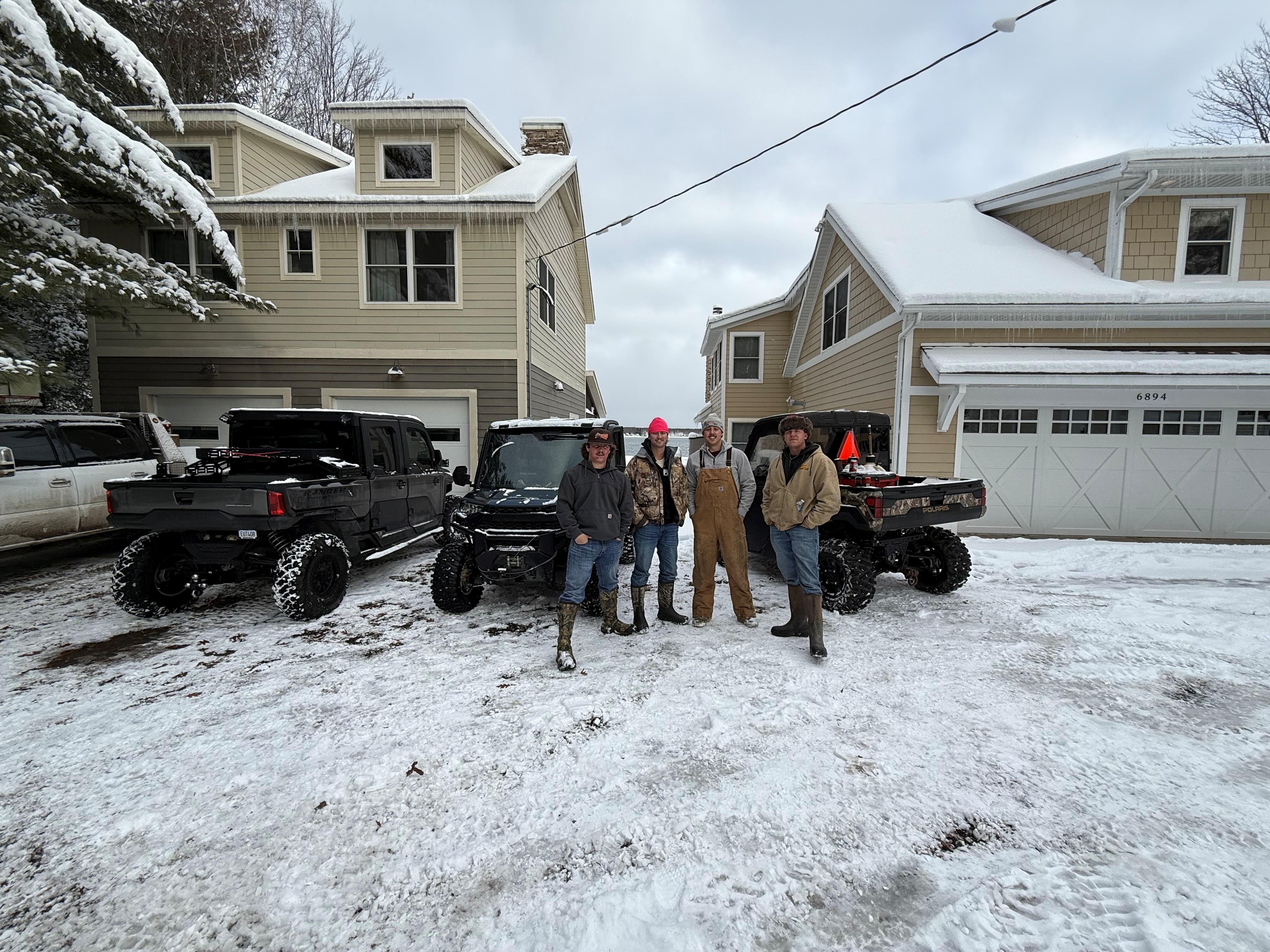 The first to arrive...