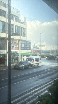 View from breakfast area