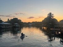 Kayaking at sunset was amazing!