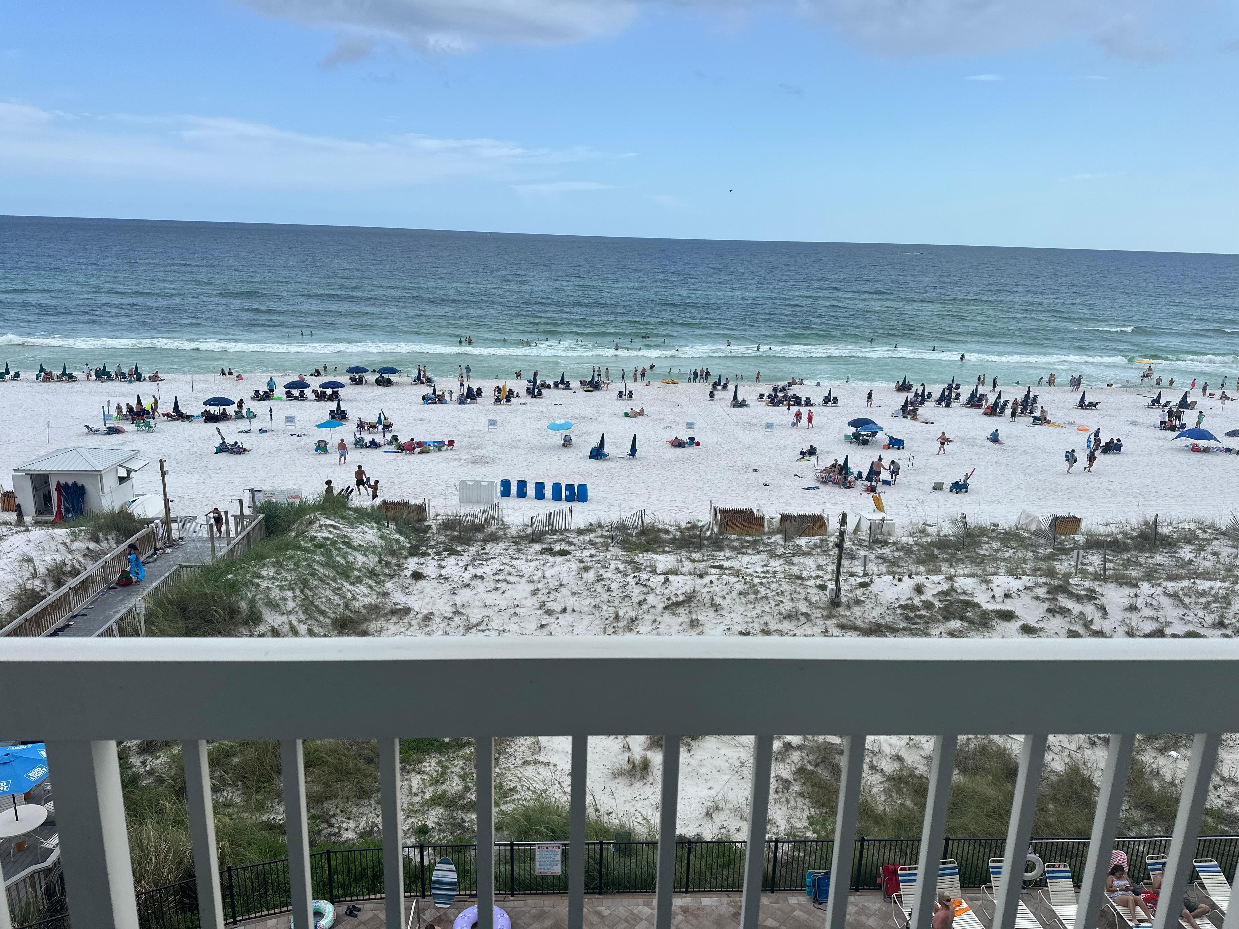 View from our balcony! 