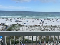 View from our balcony!