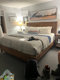 Such a cute, aesthetically pleasing room compared to the bland commercial hotel chains