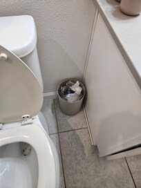 Garbage from previous guest