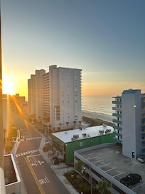 From the balcony