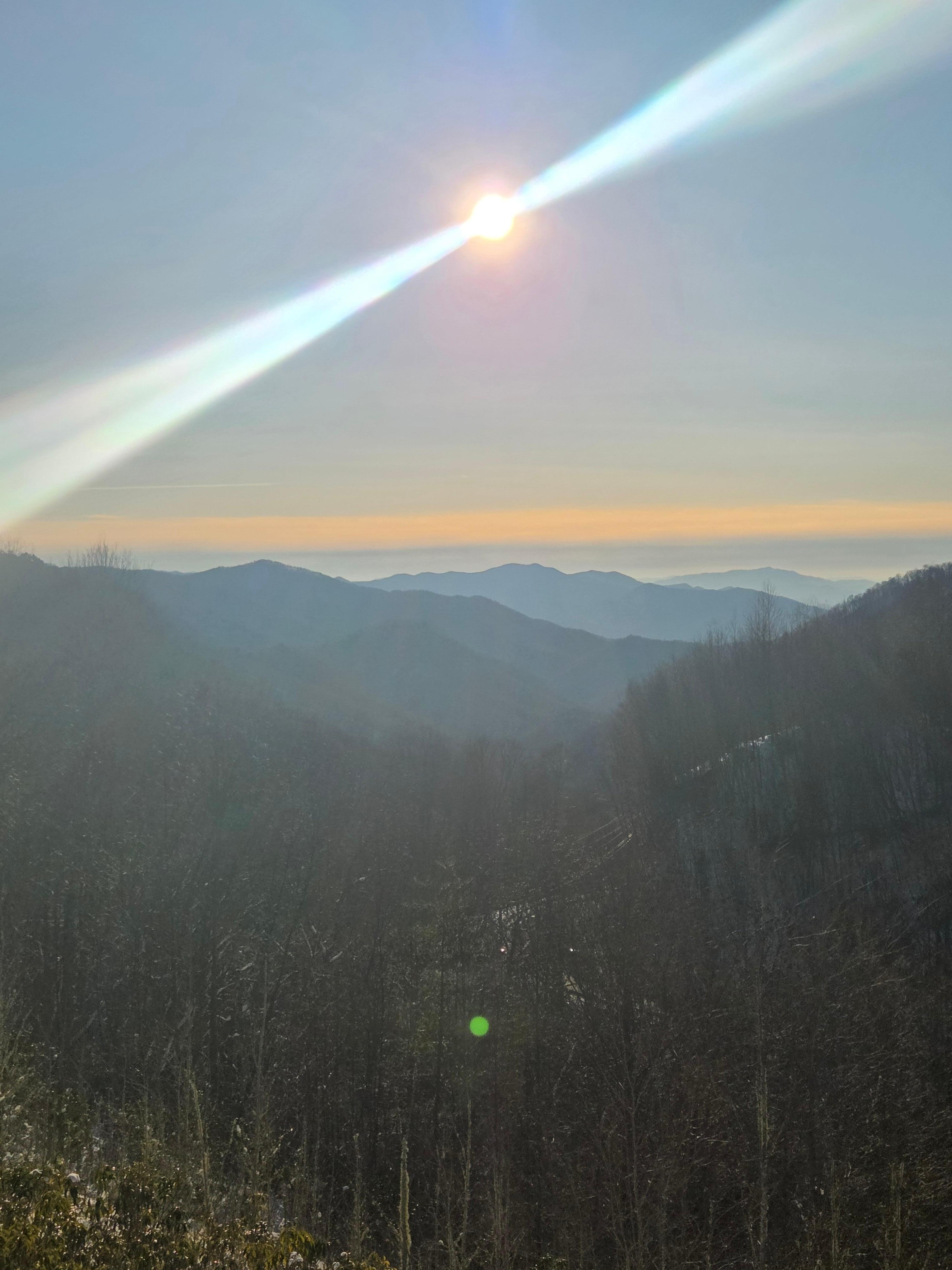 View over soco falls