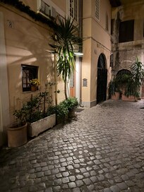 Located on a side street with little foot traffic.