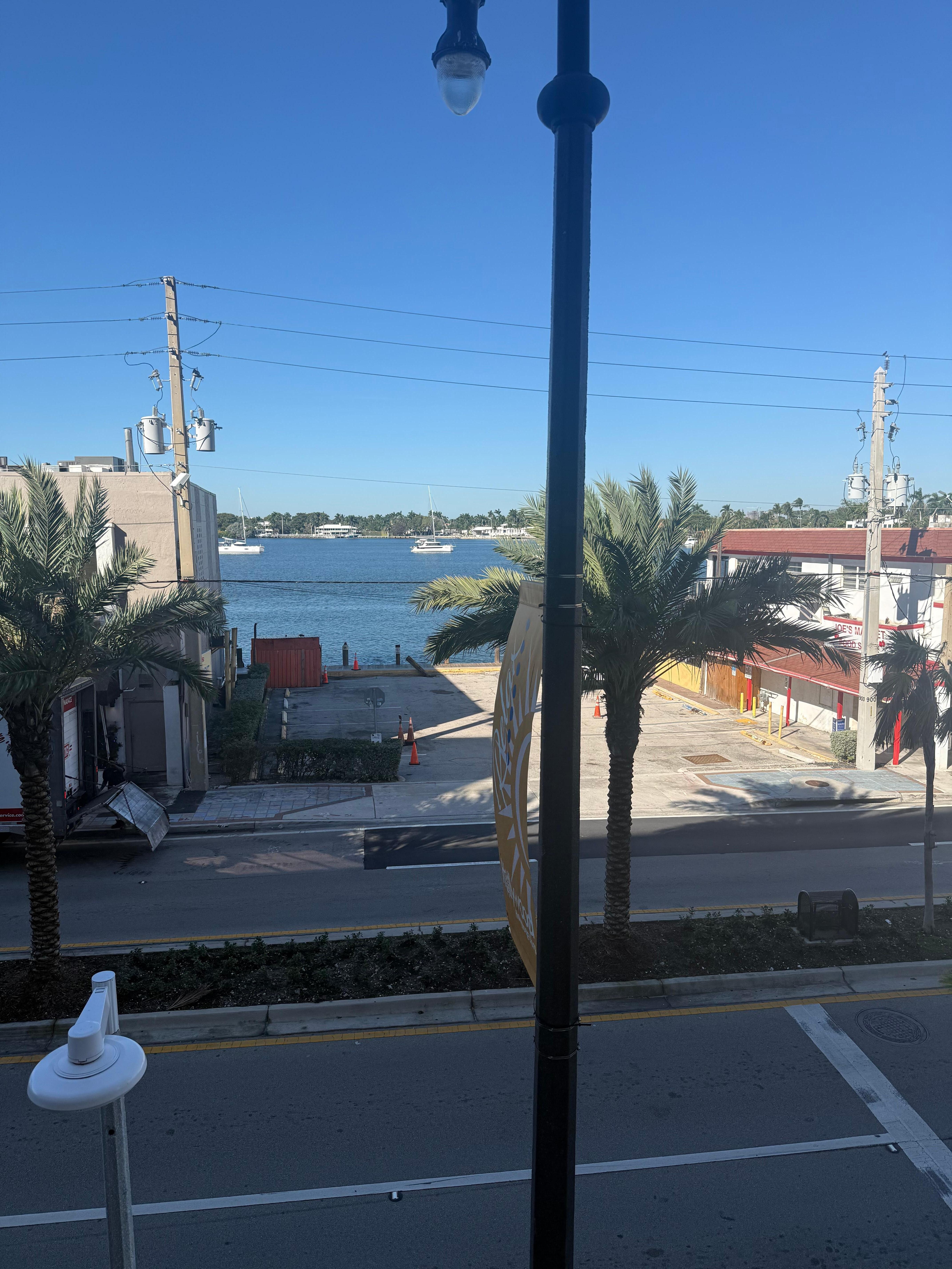 Outside the back patio 