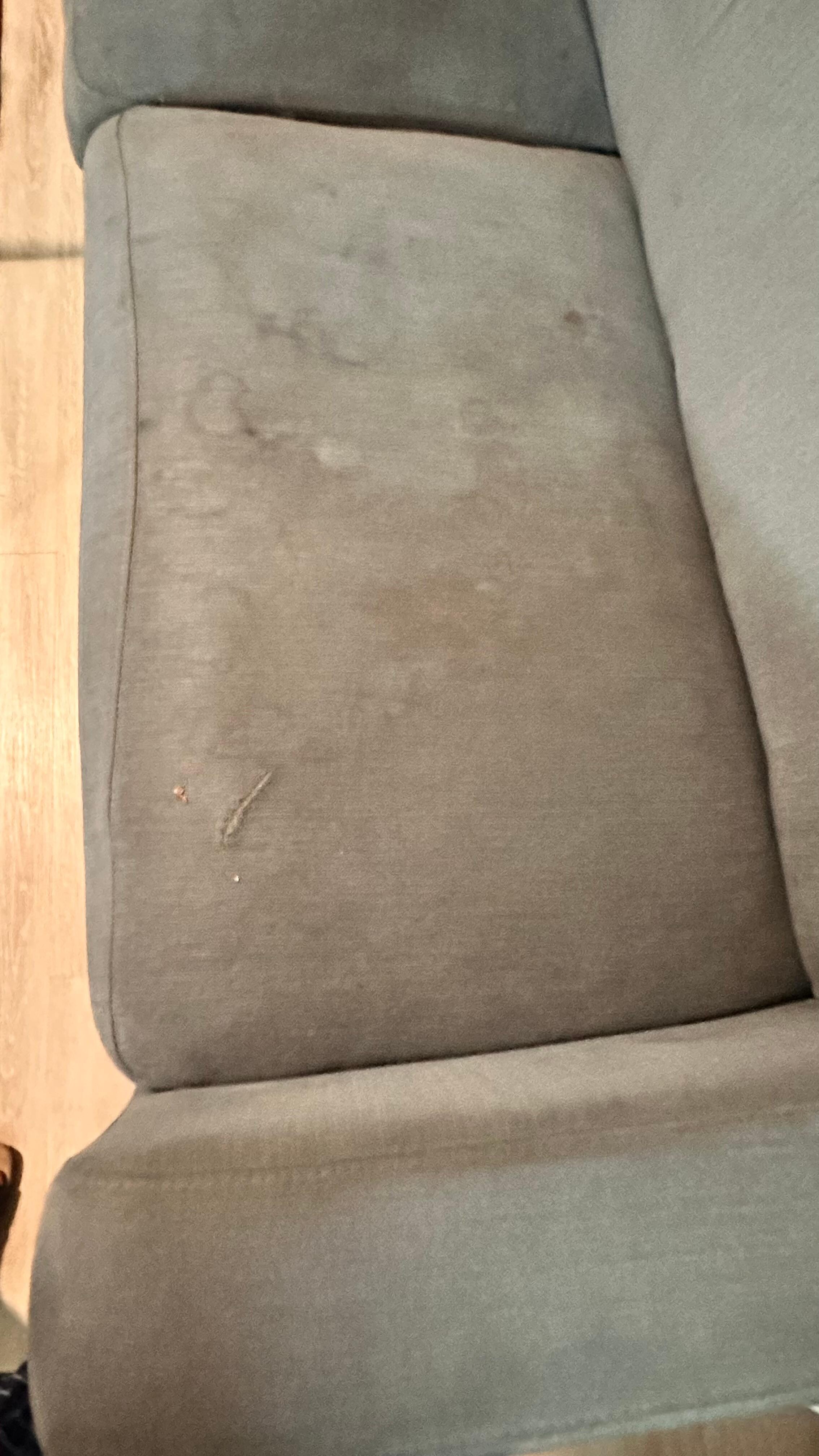 Disgusting sofa. 