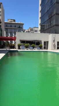 Dirty green pool