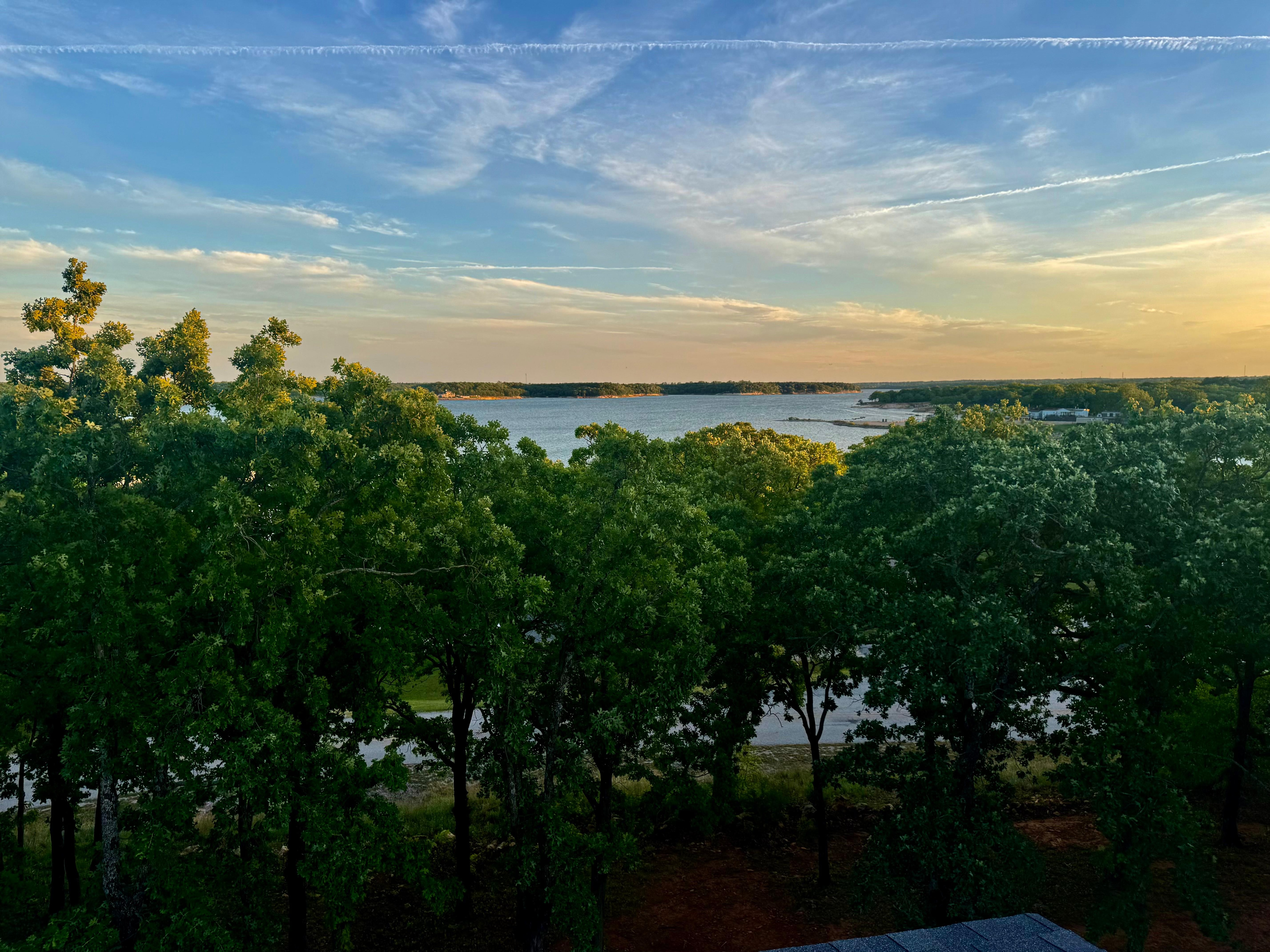 From the fourth floor balcony. 