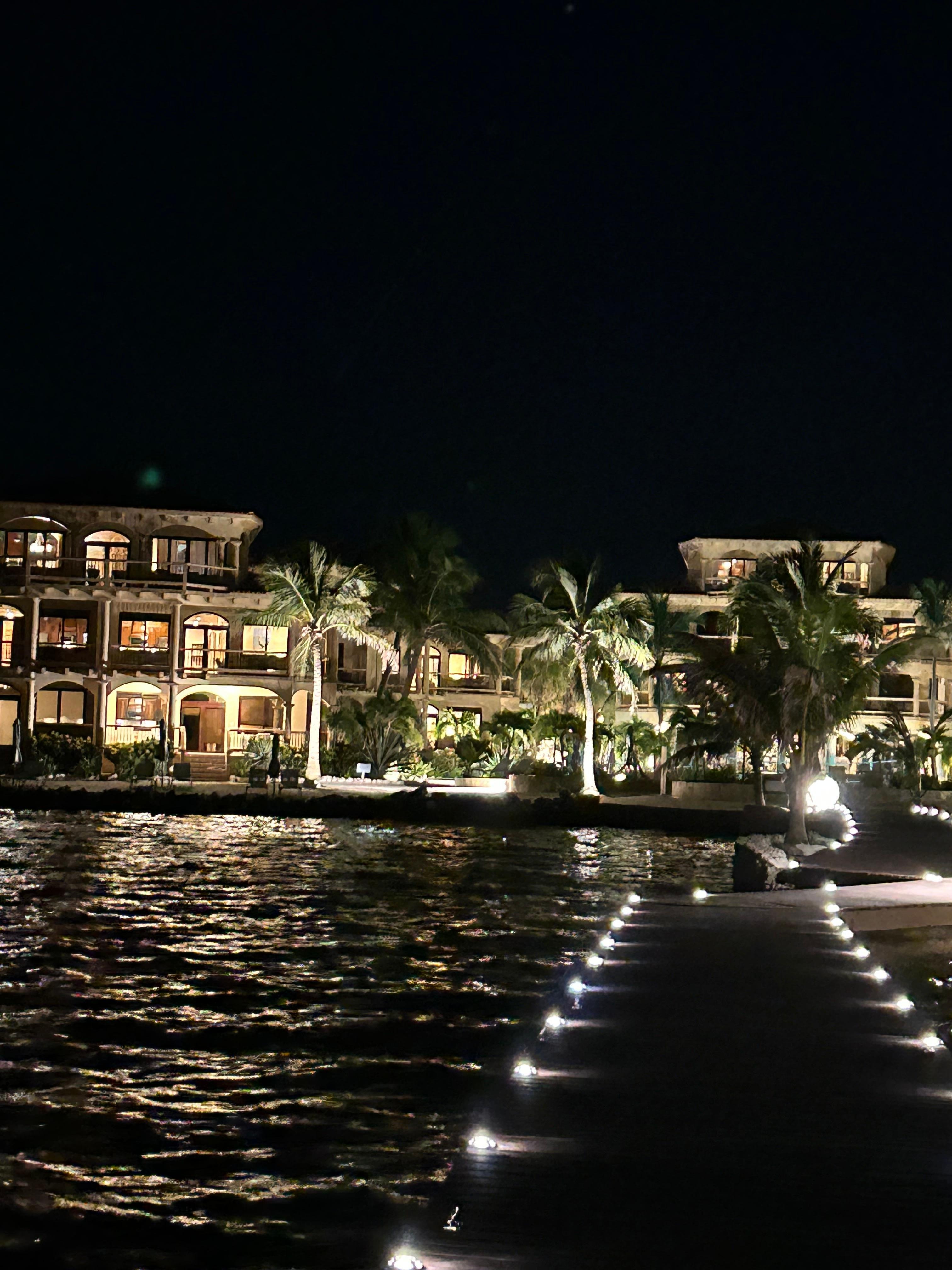 Resort at night