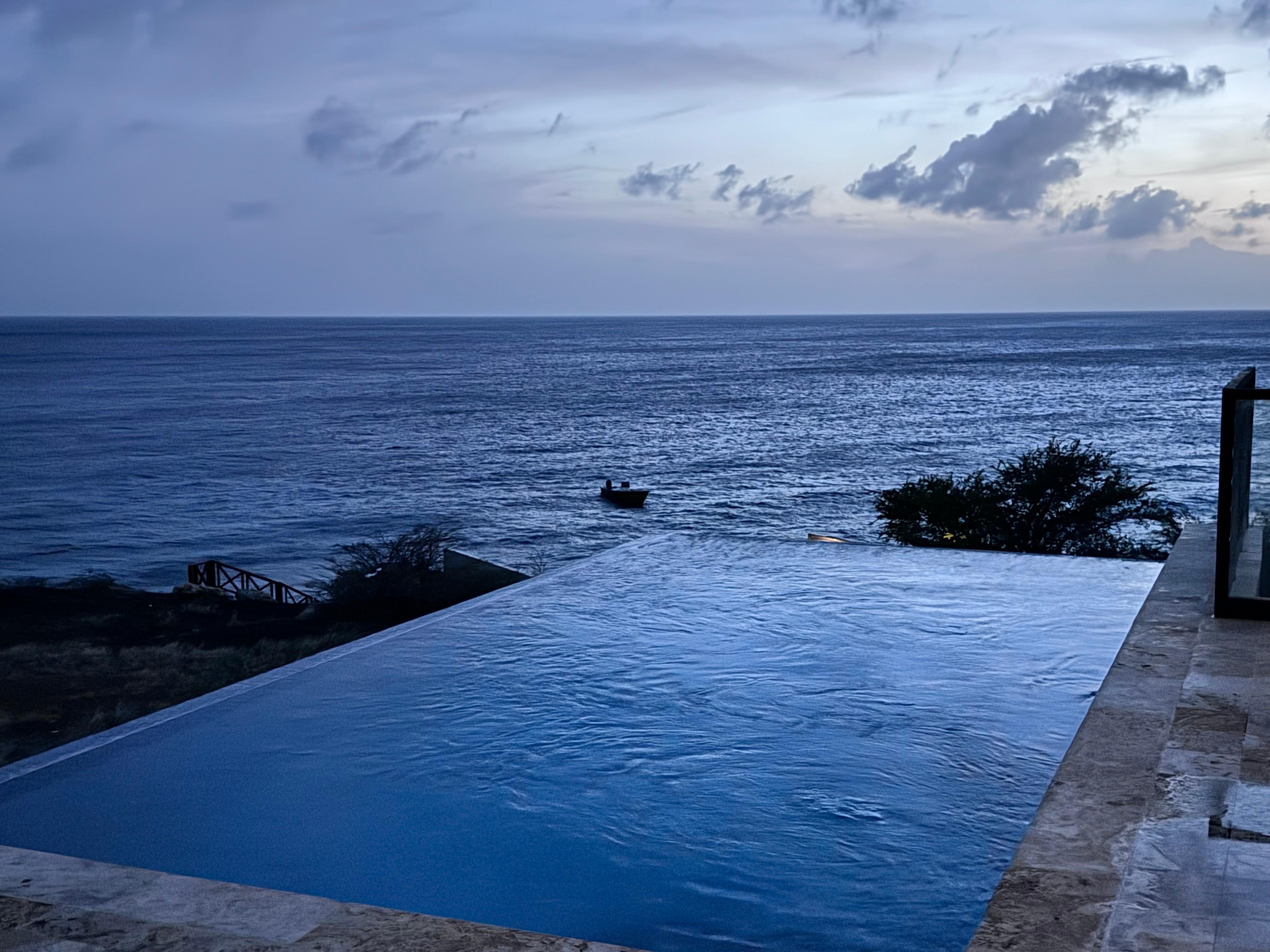 Ending day from the pool patio. 
