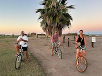Bike ride in the evening