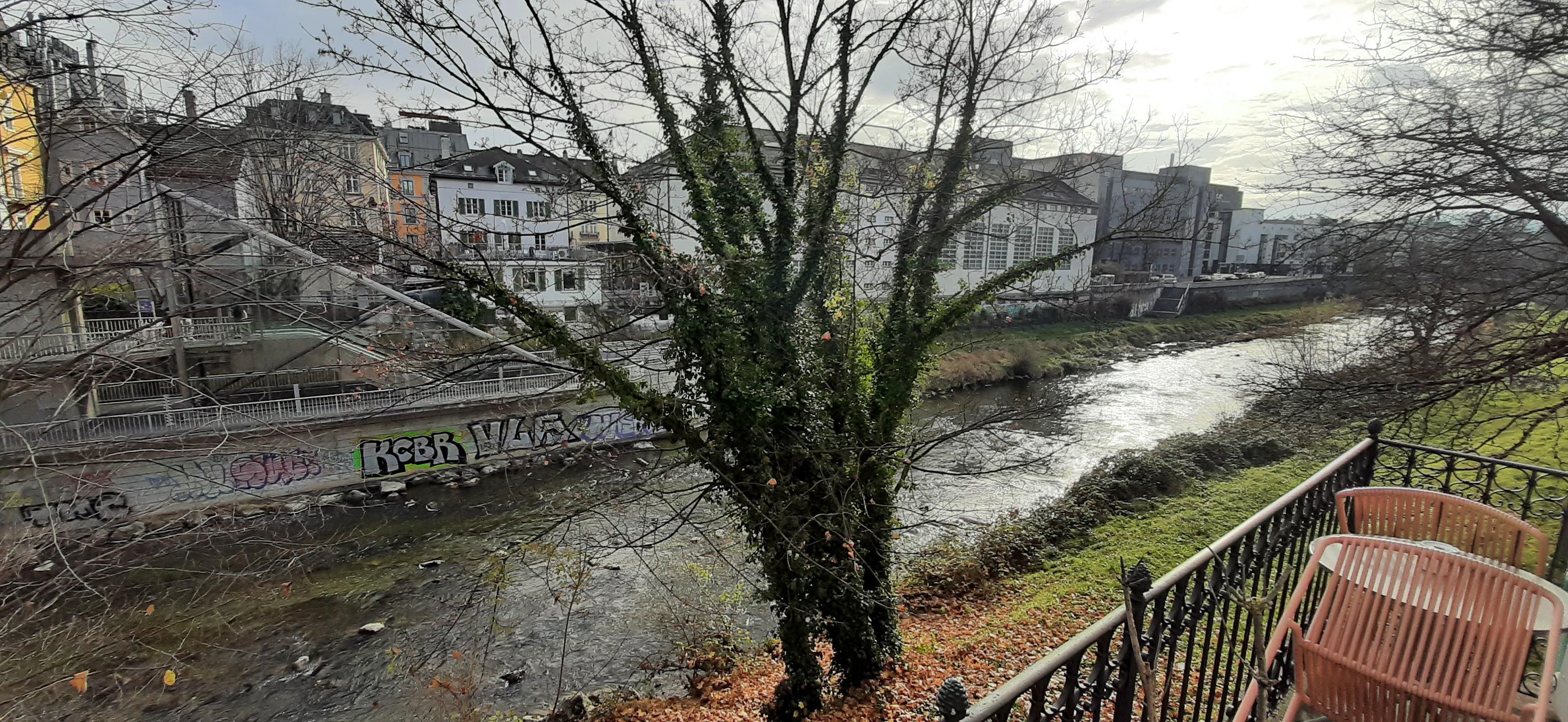 View of the River from our room.