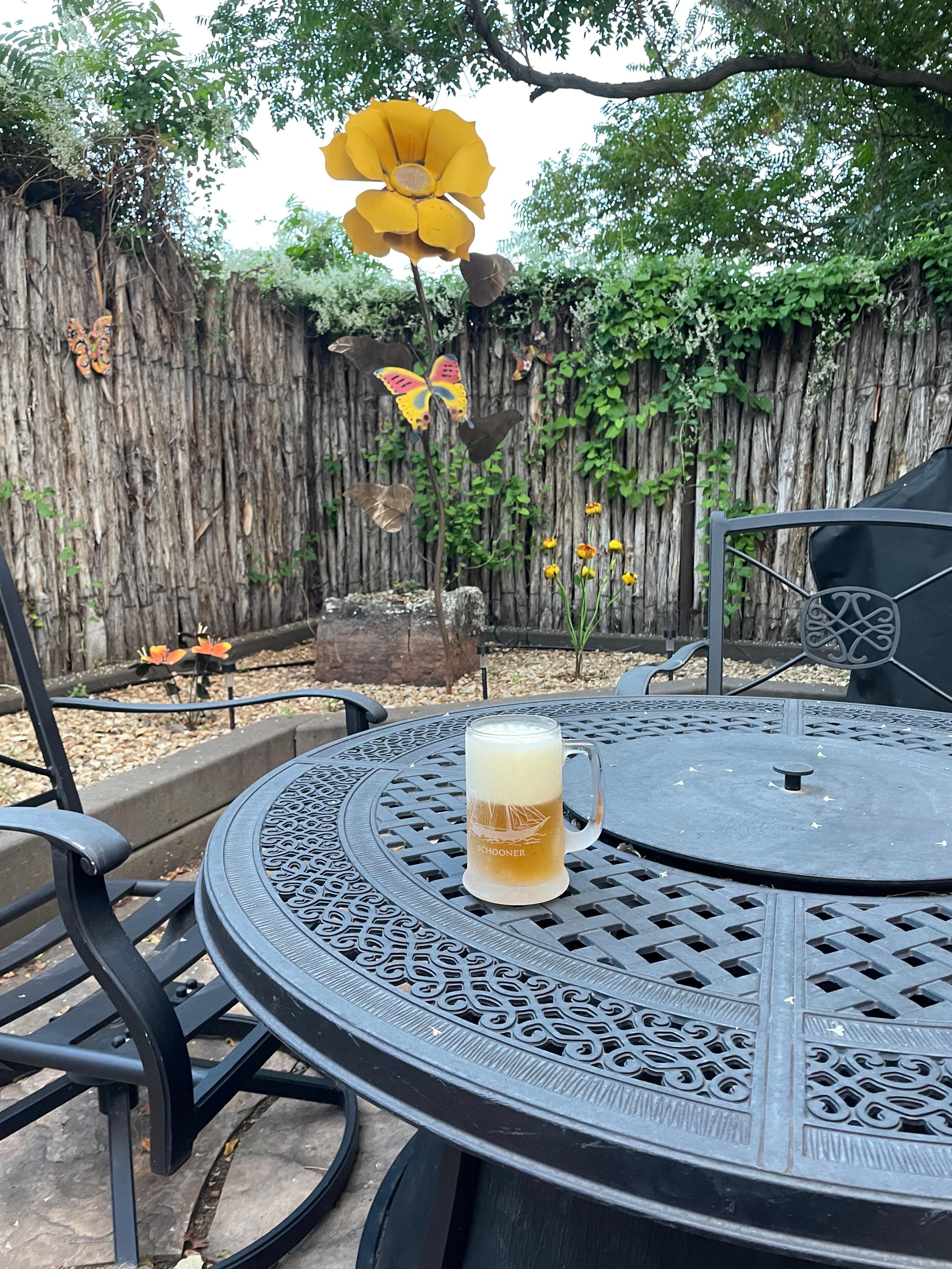 Outdoor seating area