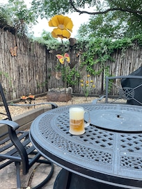 Outdoor seating area