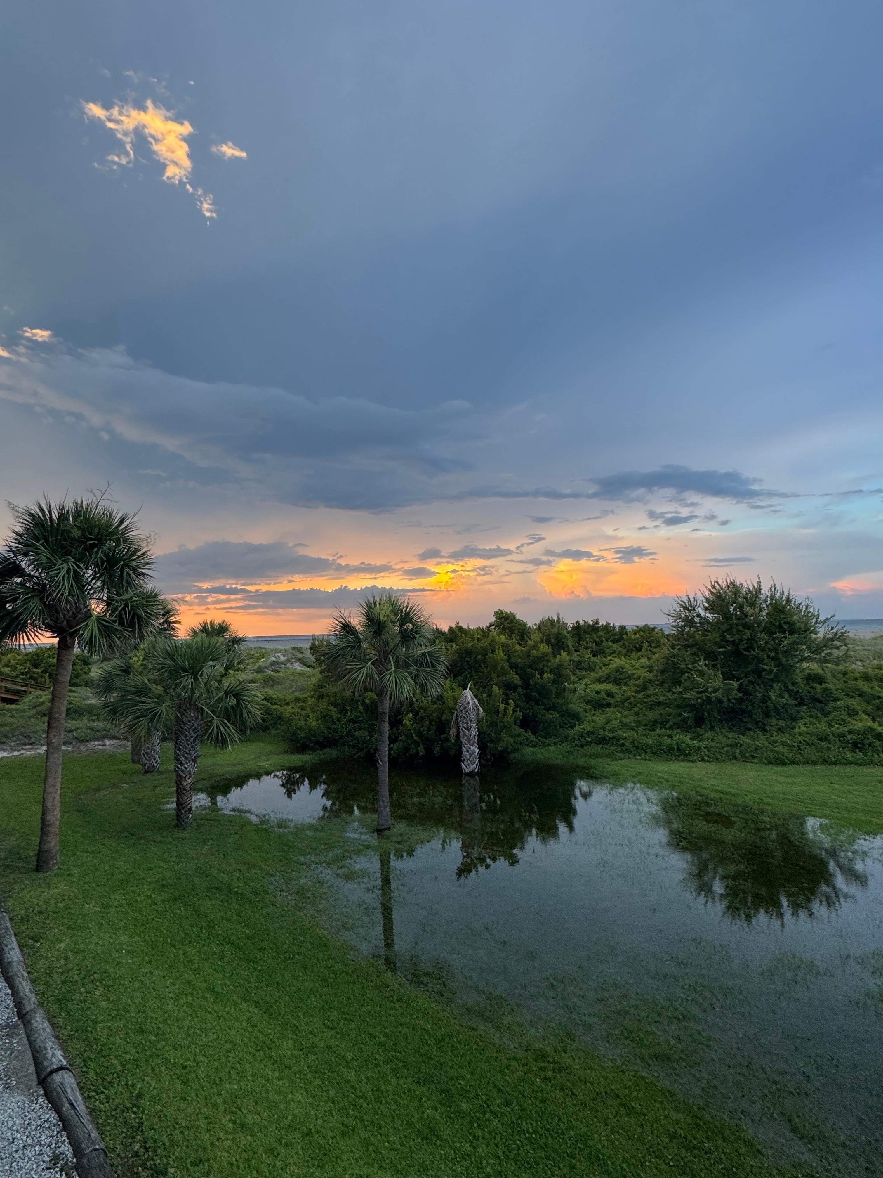 View from balcony after a storm 