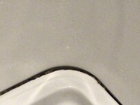 damage in bathroom