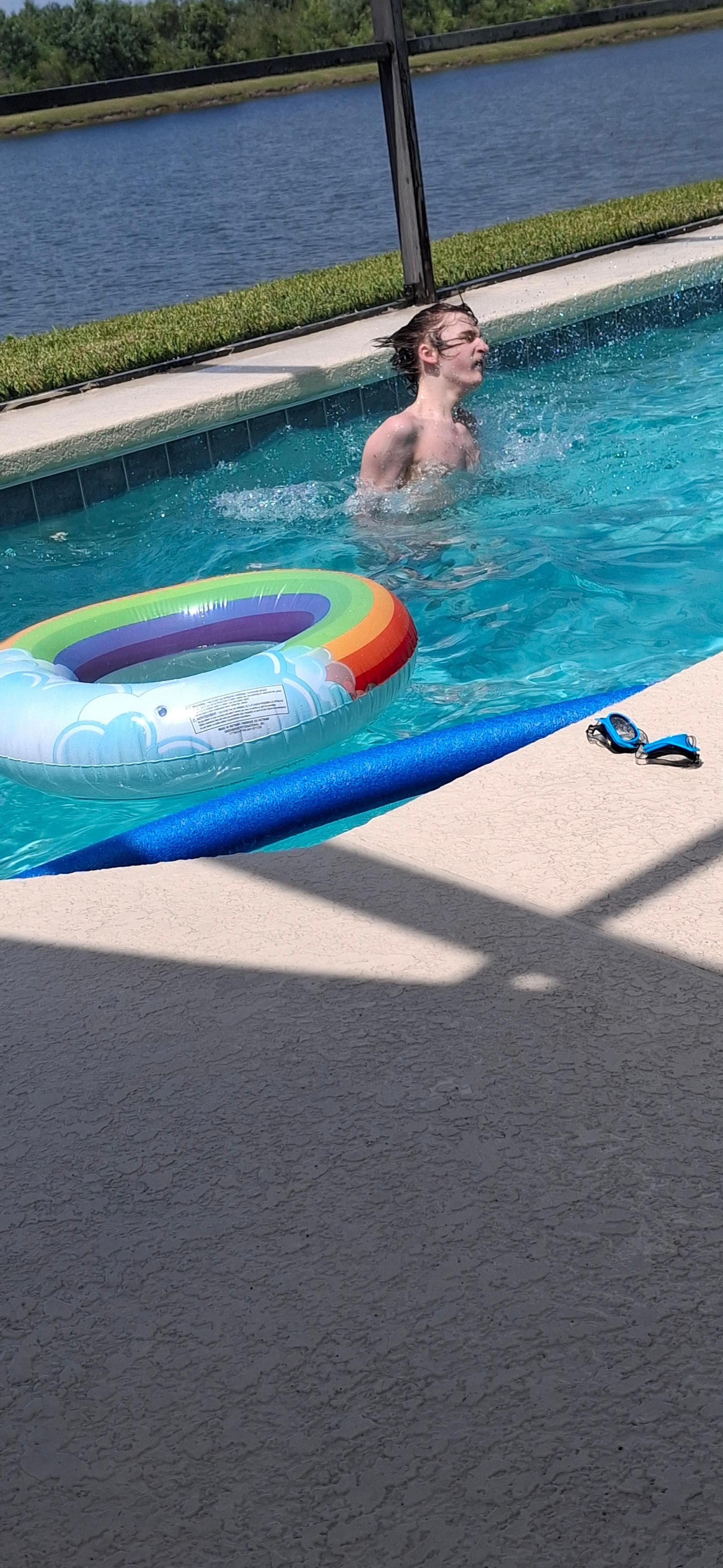 Getting laps in