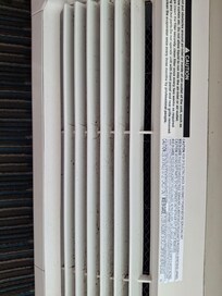 A/C moldy and smelly  scren lamp with stains