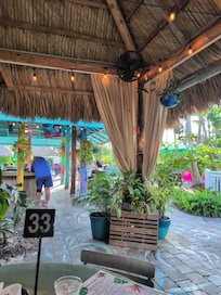 Tiki hut area