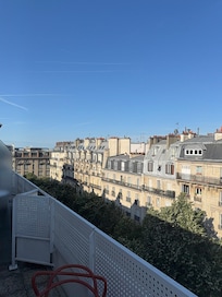 Blick vom Balkon