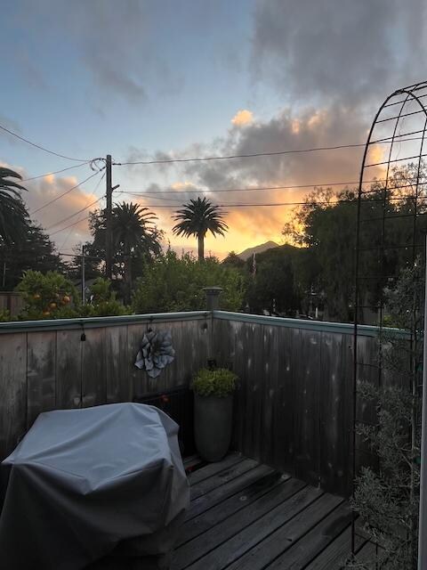 Sunset view when I first arrived.