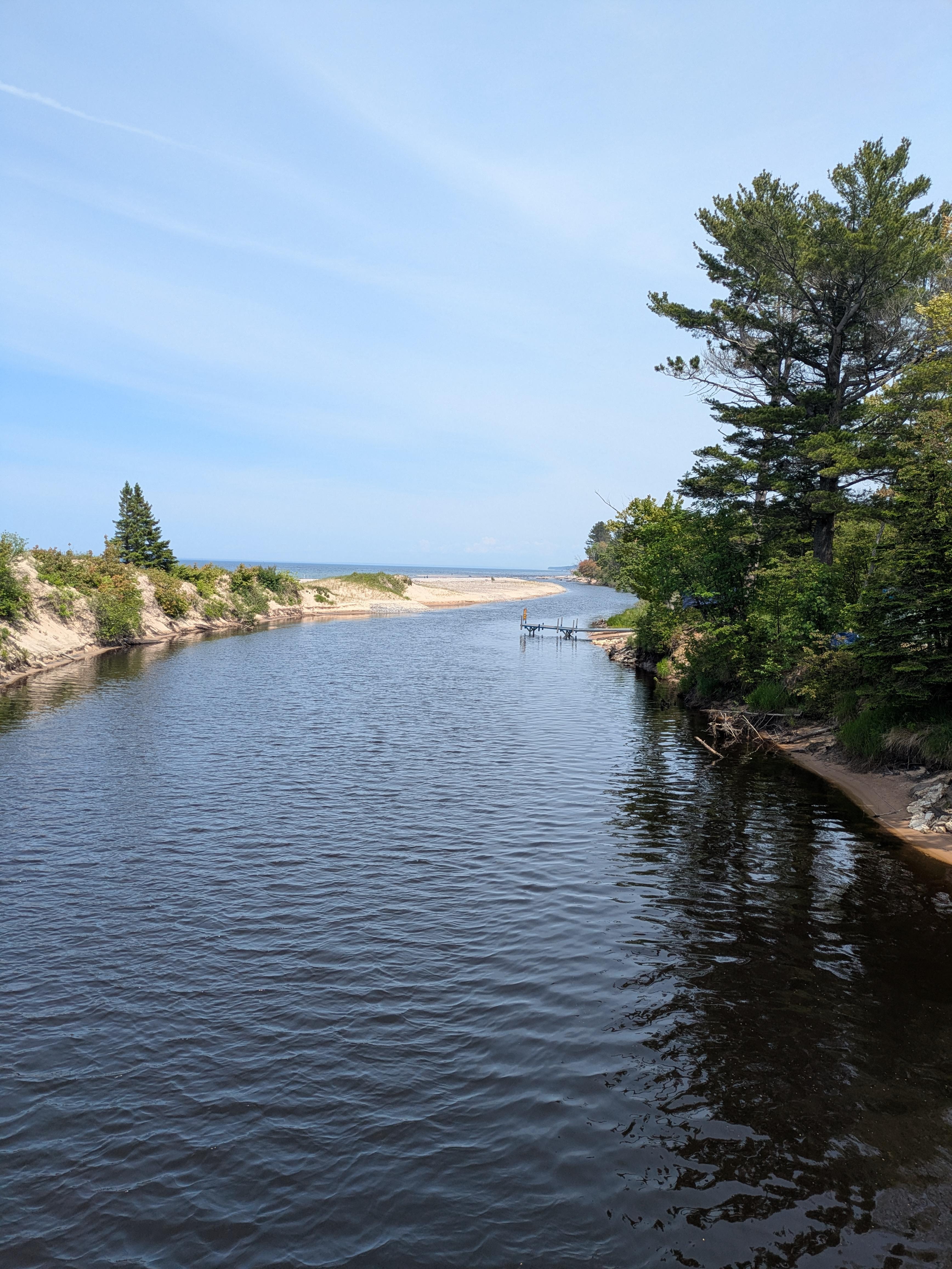 Two Hearted River and Lake Superior