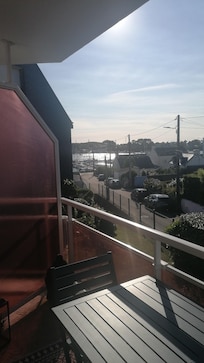 Vue depuis le balcon du studio.