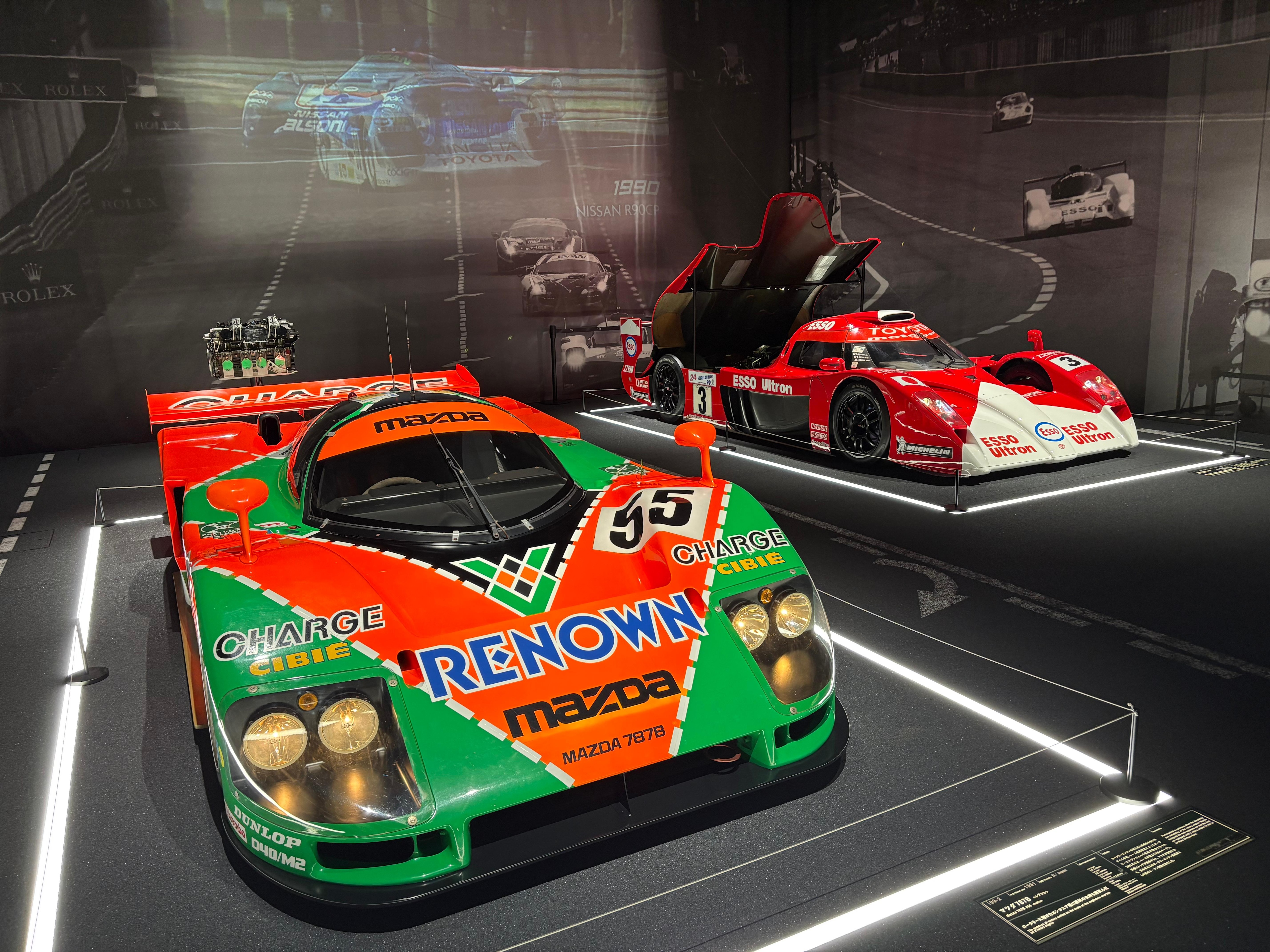 Motor sport museum downstairs 