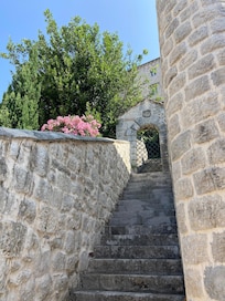 Stairs to annex room