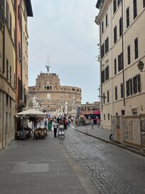Five minute walk to Castel Sant’Angelo