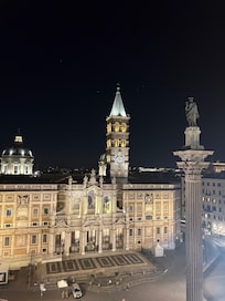 Santa Maria Maggiore from rooftop restaurant