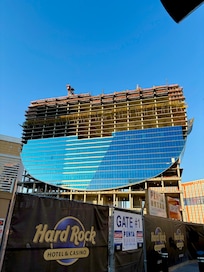 Building the Hard Rock hotel next-door.