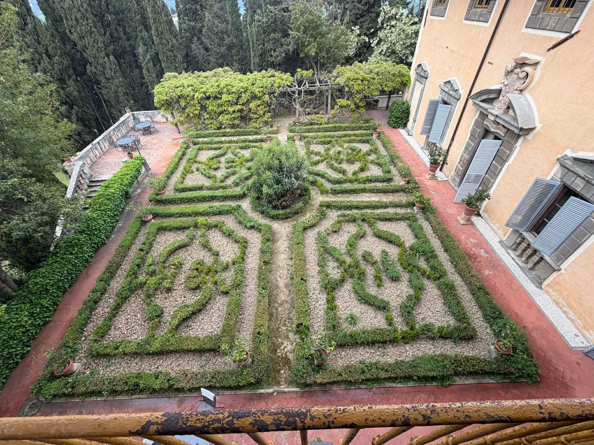 A garden below one of our windows.