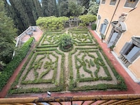 A garden below one of our windows.