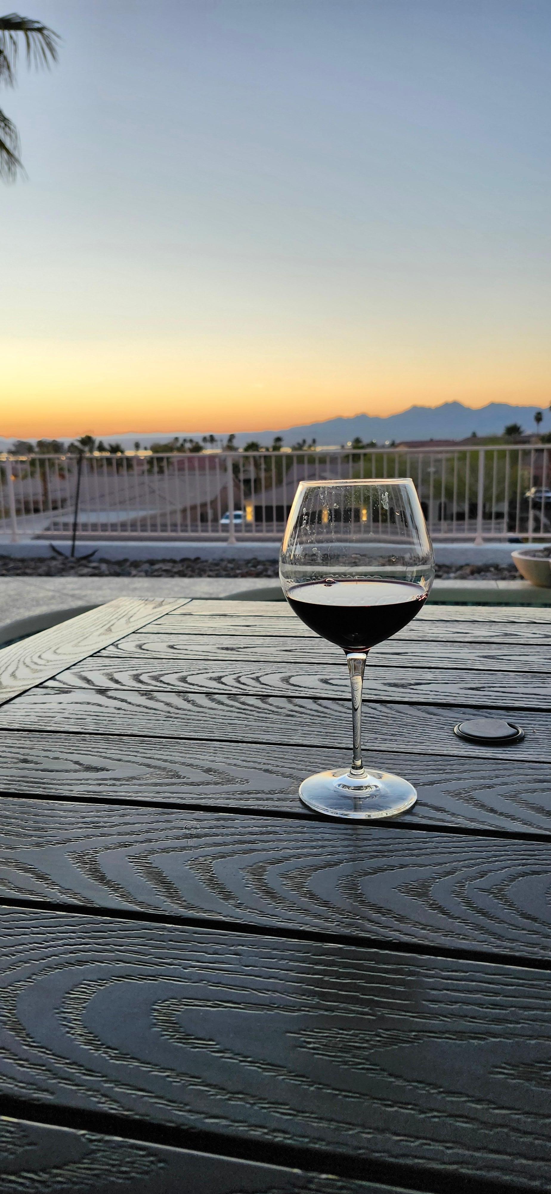 Sunsets were gorgeous sitting on the patio. 