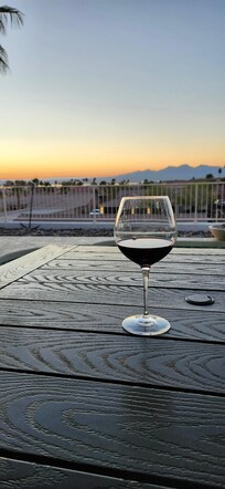 Sunsets were gorgeous sitting on the patio.