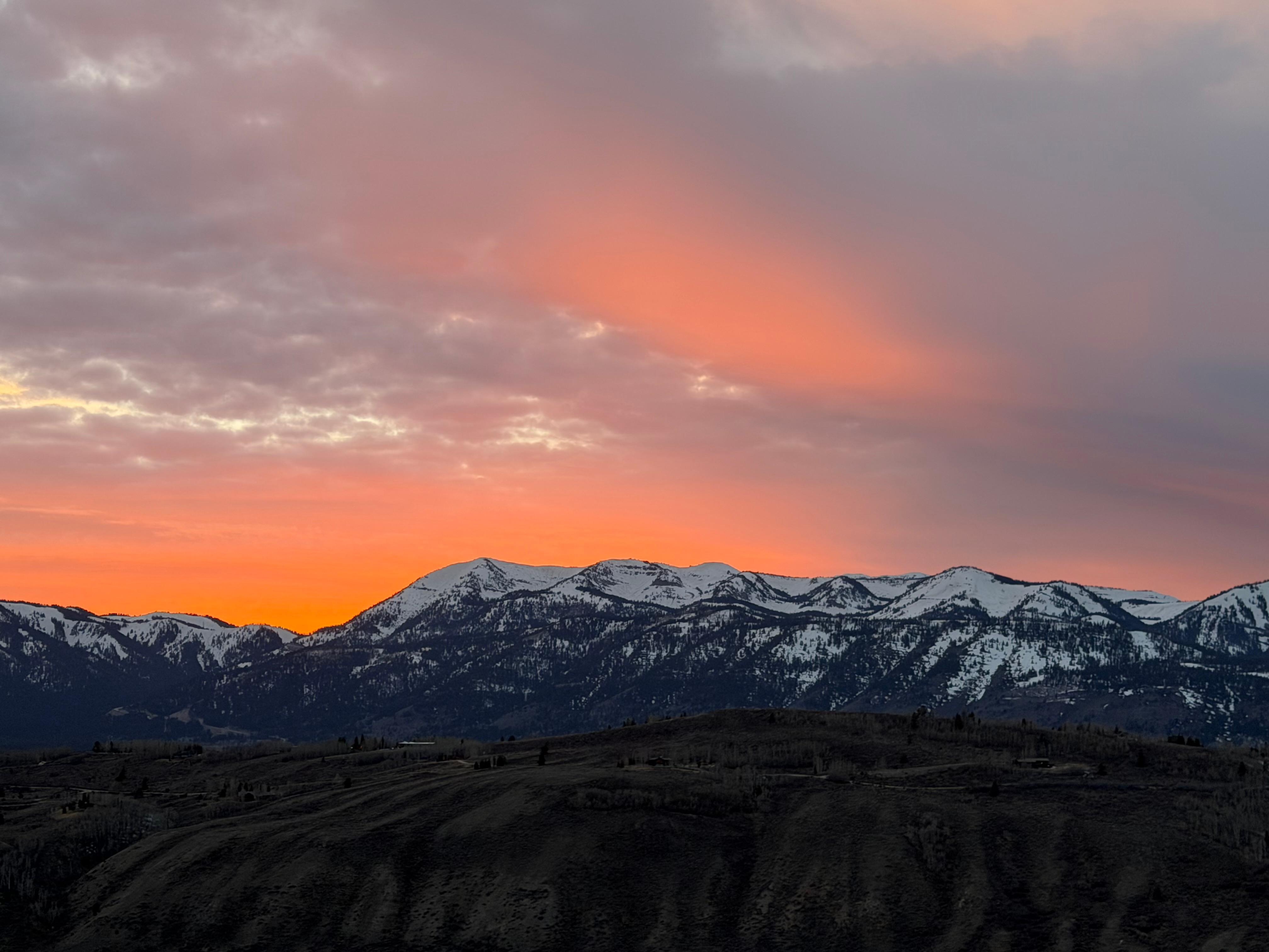 Beautiful sunsets from the deck 