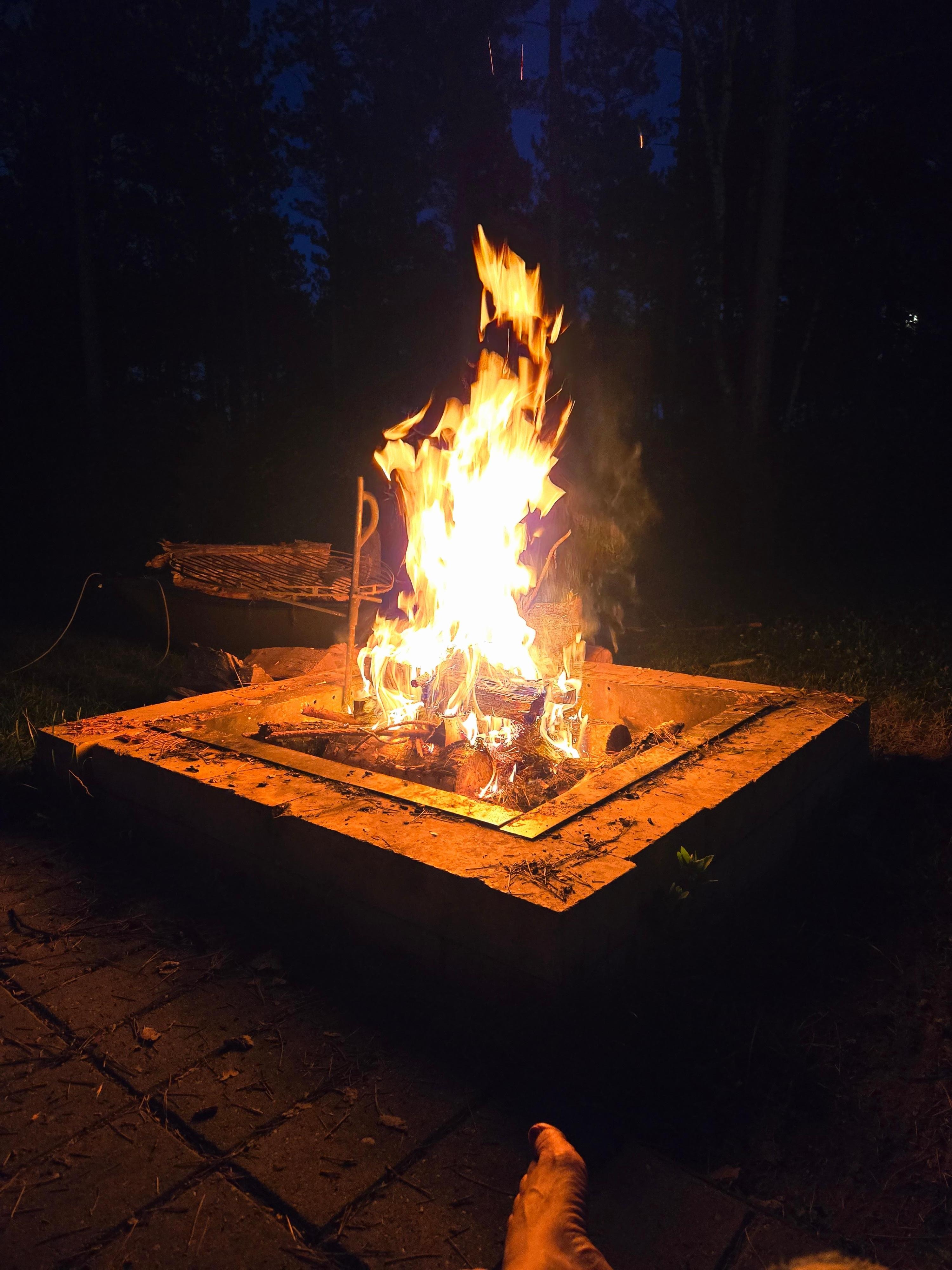 Our nightly fire! 🔥 