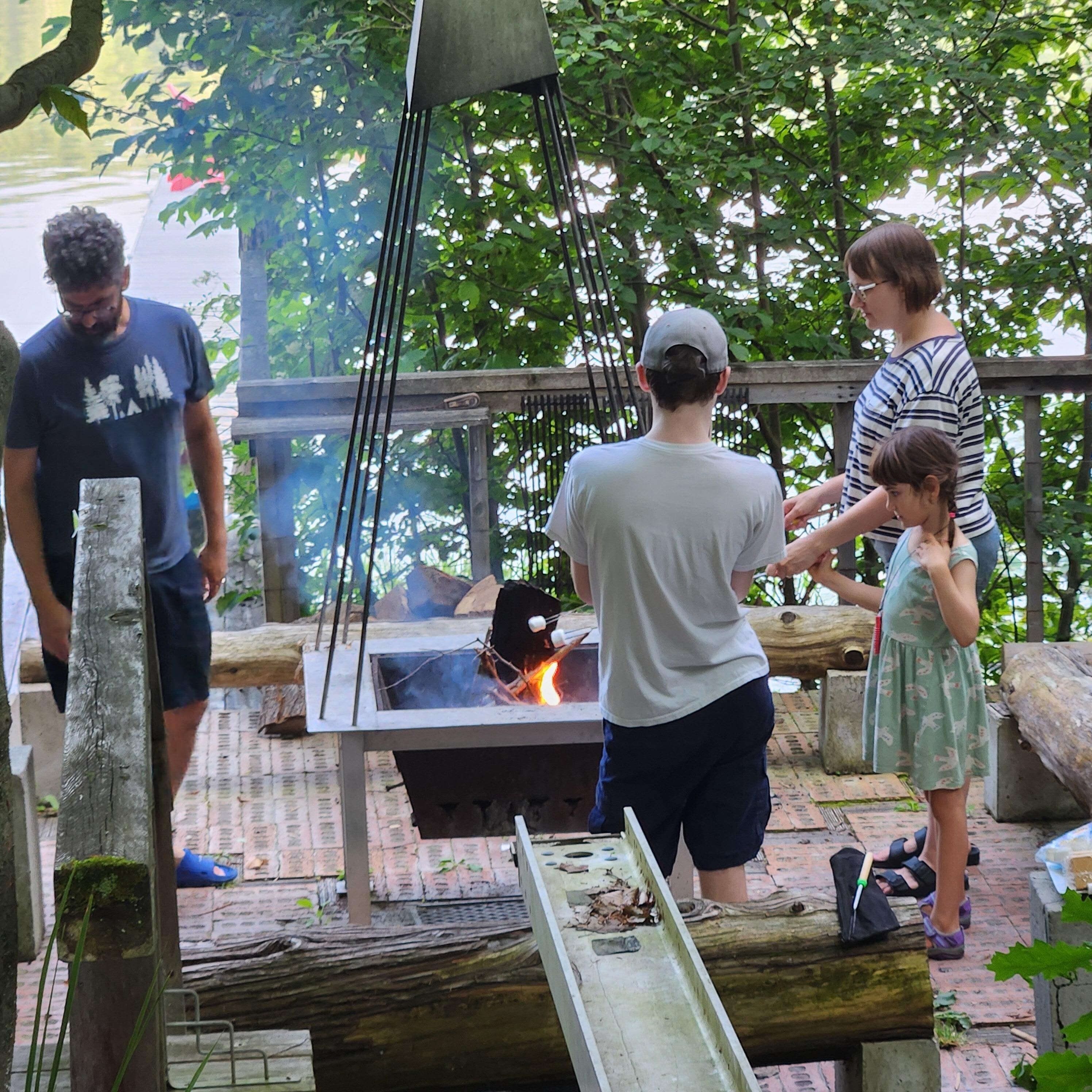 The firepit was pretty interesting .