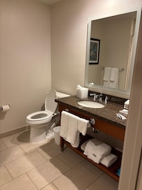 Spacious bathroom
