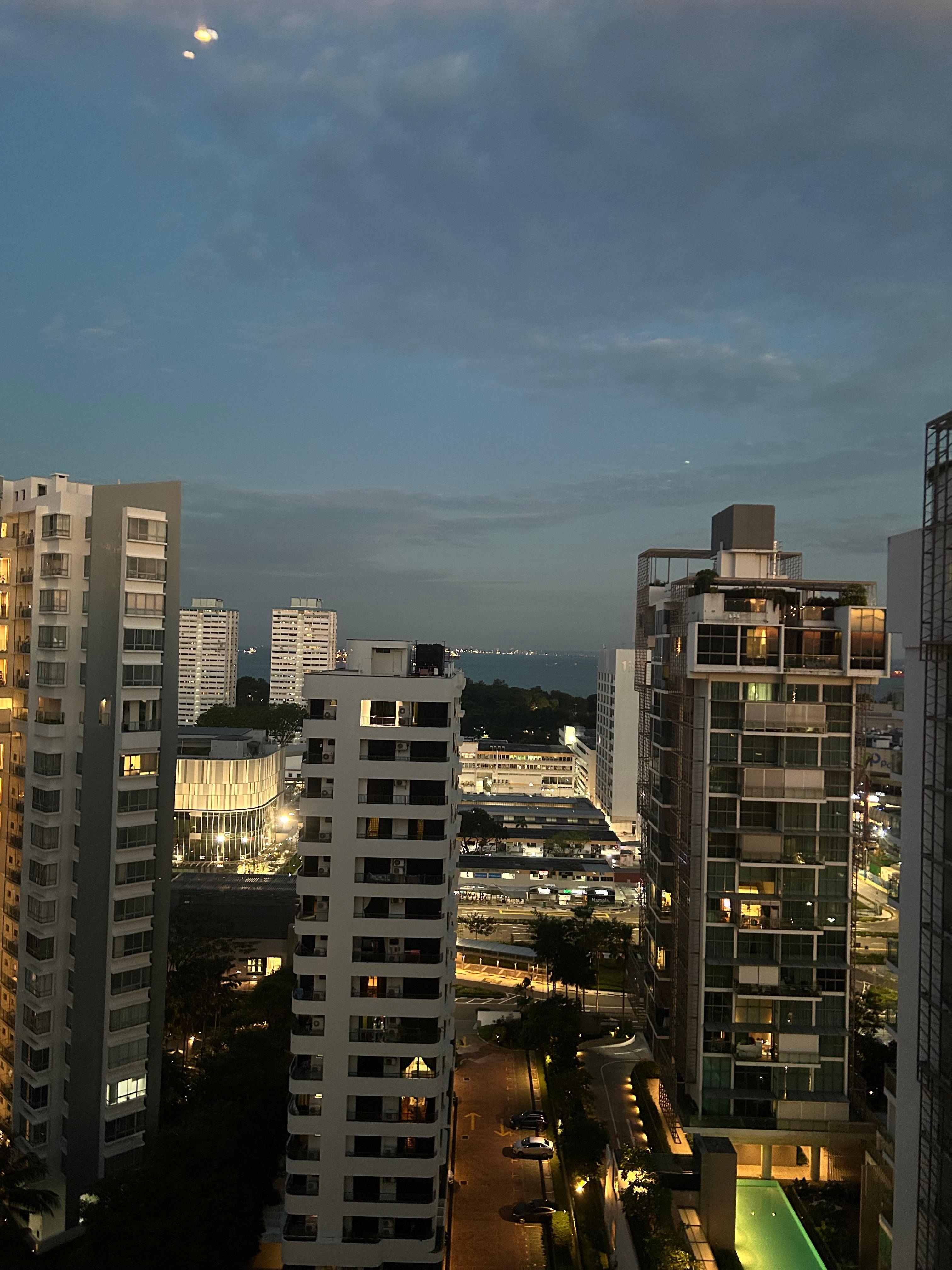 Great view from the top floors 