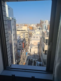 Day time view from bedroom window.