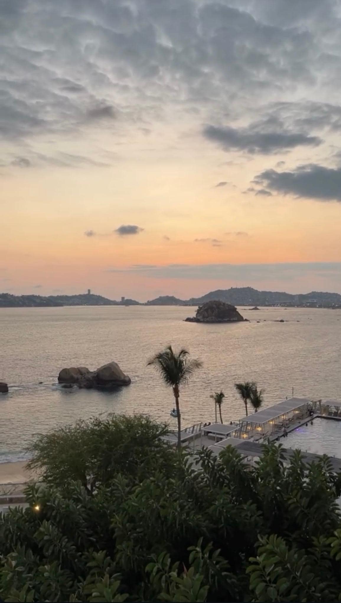 La vista que tienen al atardecer 