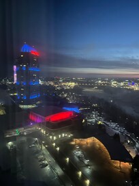 Early morning overlooking the casino